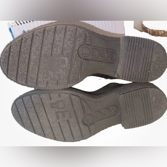 Ecco Women's Crepetray Boot Size GoreTex Waterproof Cognac Leather Bootie 38/7 - Picture 5 of 11